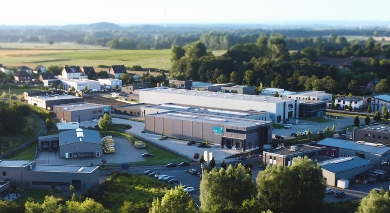 Der SLK Vertriebsgesellschaft mbH Standort am Herdicksbach in Waltrop.