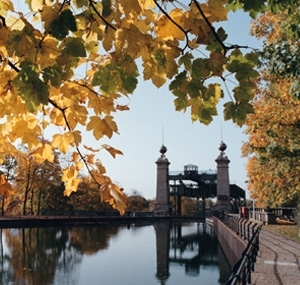 Waltrop Hebewerk im Herbst