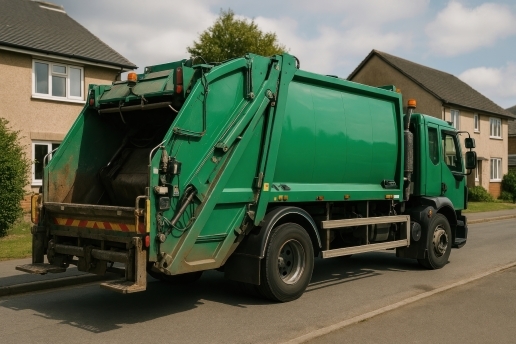 Lastwagen der Müllabfuhr