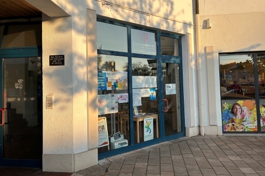 Eingangsbereich des Seniorentreffs am Markt des Waltroper Seniorenbeirats.