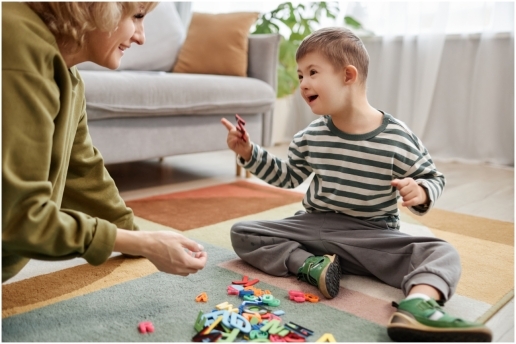 Symbolbild für Inklusion: Kind beim Spiel