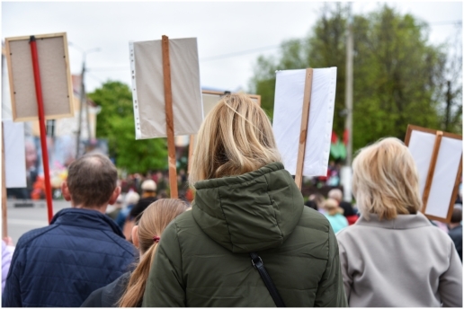 Symbolbild: Demonstration, Kundgebung, Streik, Protest