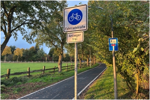 Waltrops erste Fahrradstraße