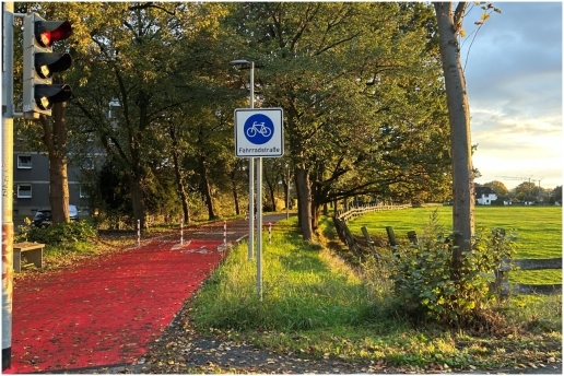 Waltrops erste Fahrradstraße