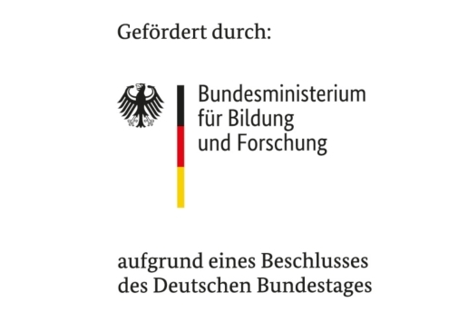 Logo: Bundesministerium für Bildung und Forschung (Förderzusatz) 