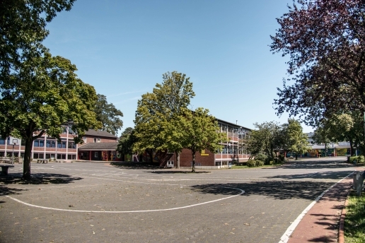 Das Gebäude der Städtischen Realschule Waltrop