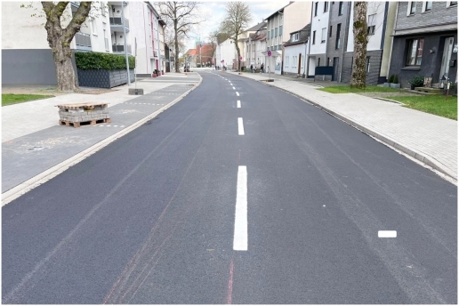 Die Hochstraße in Waltrop Ende März 2026 kurz vor der Freigabe für den Verkehr nach umfangreichen Bauarbeiten