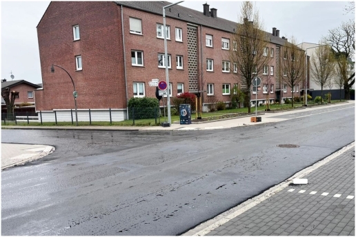 Die Hochstraße in Waltrop Ende März 2026 kurz vor der Freigabe für den Verkehr nach umfangreichen Bauarbeiten