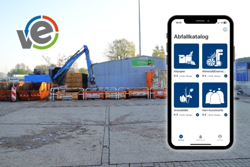 Digitaler Wertstoffhof: Zugang zum V+E mit neuer MAEX-App.